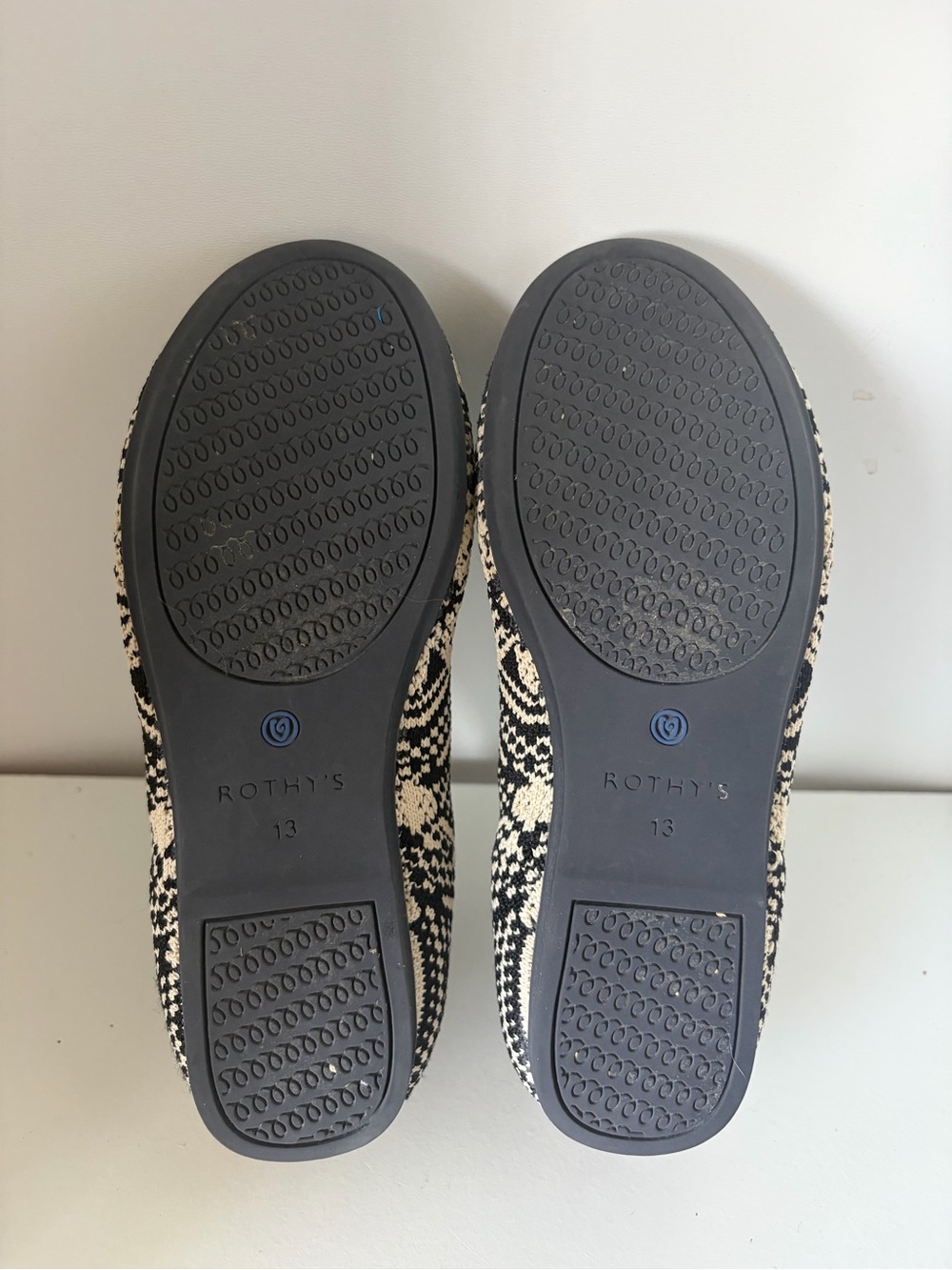 Rothy's Kids Bow Mary Jane in "Black Mosaic" Size 13 - Picture 4 of 6